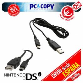 Cable de carga Nintendo DSI XL NDSI 3DS 3DSXL 110cm alimentacion cargar USB