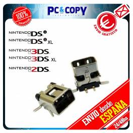 PACK 10 CONECTORES DE CARGA DC POWER JACK NINTENDO DSI DSIXL 3DS 3DSXL 2DS