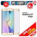 Cristal templado CURVO plata pantalla Samsung Galaxy S7 edge 9H 3D SM-G935F A++