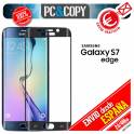 Cristal templado CURVO negro pantalla Samsung Galaxy S7 edge 9H 3D SM-G935F A++