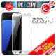 Cristal templado protector pantalla CURVO completo blanco Galaxy S7 G930F