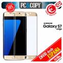 Cristal templado CURVO dorado pantalla Samsung Galaxy S7 edge 9H 3D SM-G935F A++