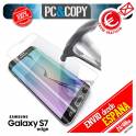 Cristal templado CURVO transparente pantalla Samsung Galaxy S7 edge 9H 3D G935F