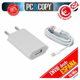 Cargador red corriente USB con cable lighting para iphone 5 5S 5C 6 6plus 5V 1A