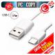 Cable micro USB-C a USB 3.1 datos y carga moviles y tablets Android Blanco 1 metro
