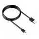 Cable micro USB tipo C 3.1 datos y carga moviles y tablets Android Negro 1M A+