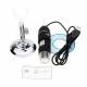 Microscopio digital USB portatil 50x a 500x 8 LED ajustable con soporte endoscopio