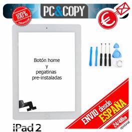 Pantalla tactil iPad 2 negro digitalizador con boton home +adhesivo+herramientas