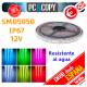 Tiras LED 12V IP67 Resistente al Agua Cinta Flexible 5m SMD5050 14.4W/metro