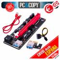 Riser PCI-E A USB Mineria VER 009S Adaptador de Tarjeta Grafica GPU 009 v009 1x a 16X cable extensión